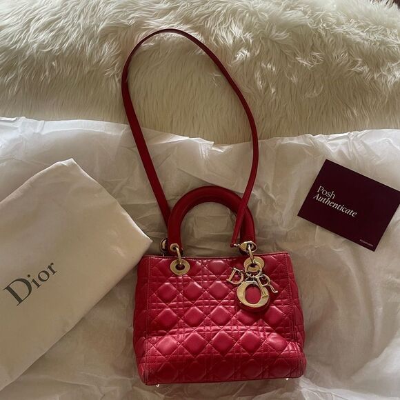 Red lady DIOR bag - Picture 6 of 16